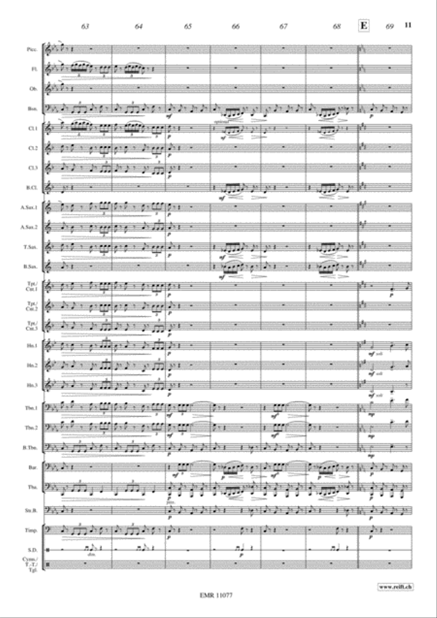 Epic March Concert Band scores gallery preview page 12