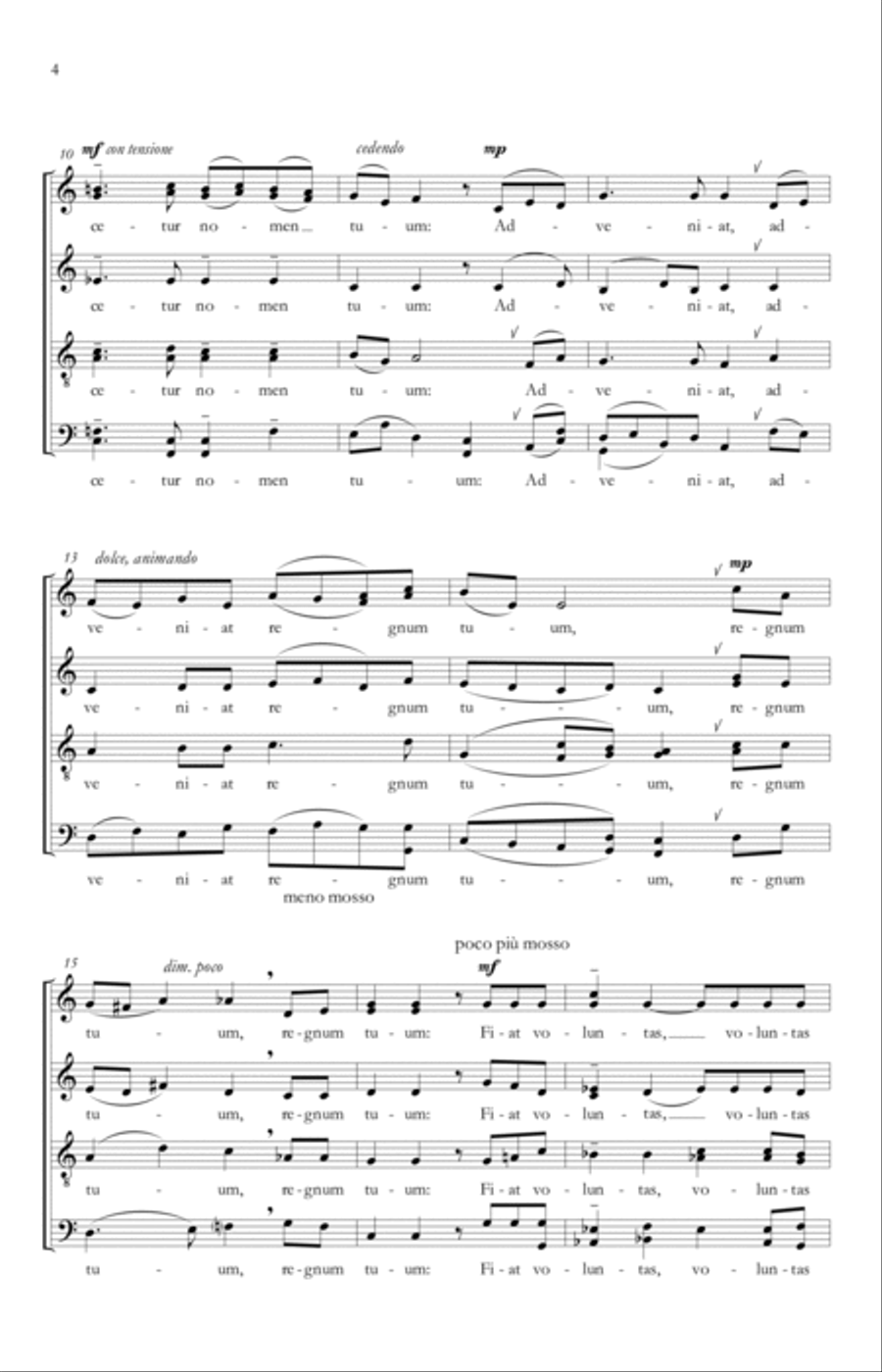 Pater noster Divisi scores gallery preview page 4