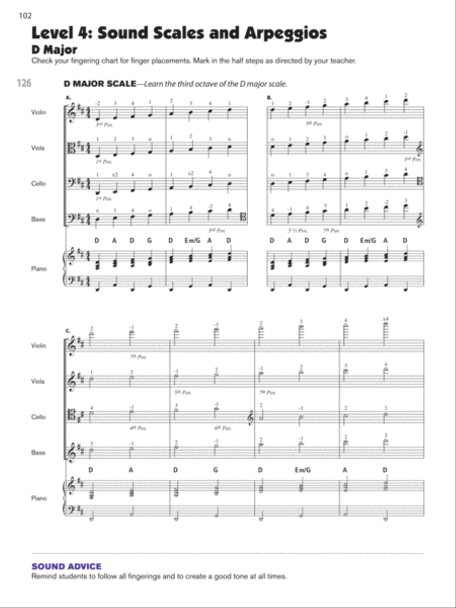 Sound Innovations for String Orchestra -- Sound Development (Advanced) Chamber Orchestra scores gallery preview page 5