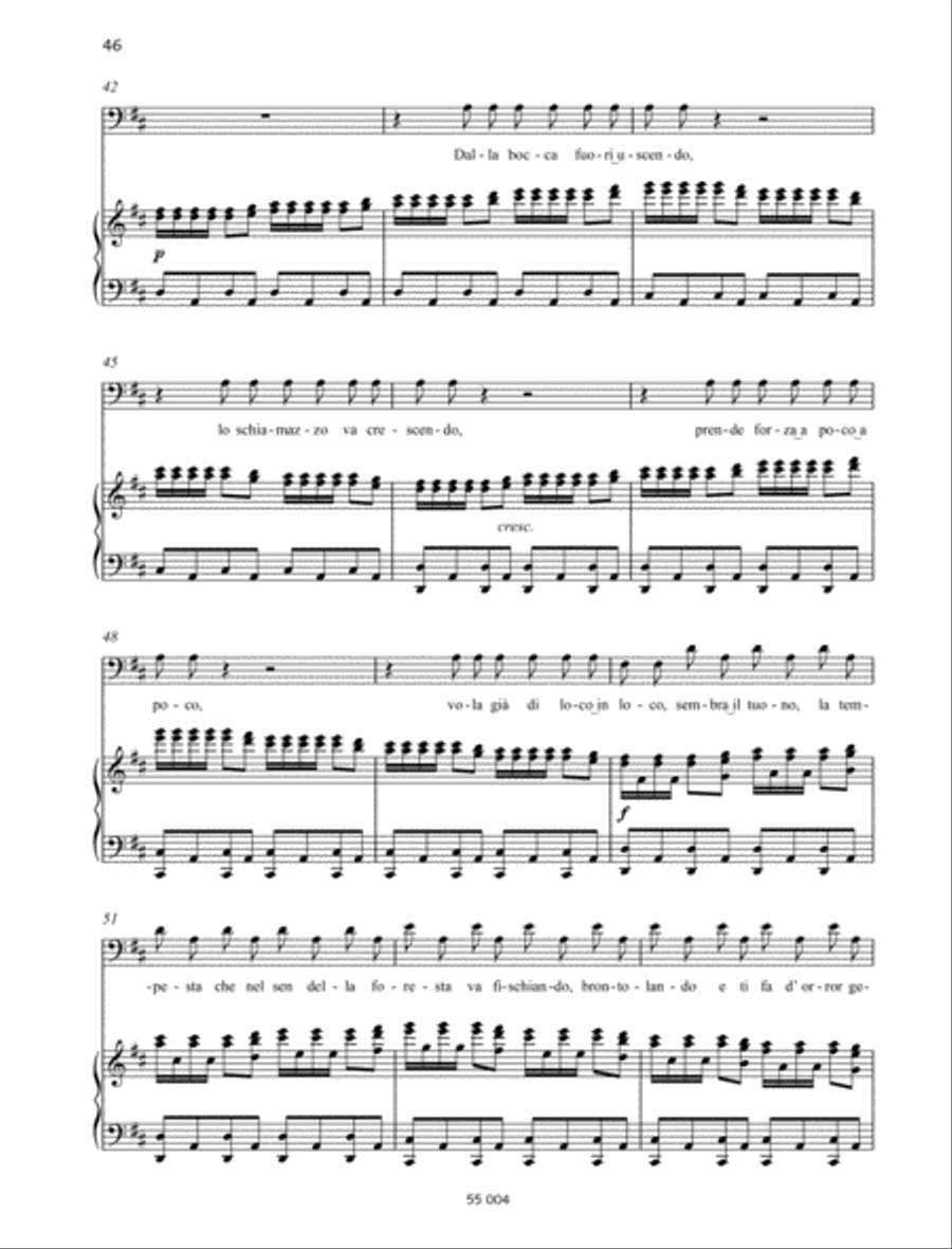 La calunnia è un venticello Bass Voice scores gallery preview page 4