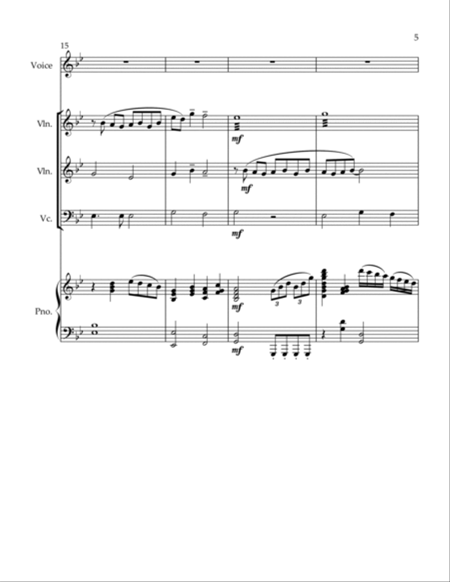 The Butcher of Bleeker Street Chamber Music scores gallery preview page 5