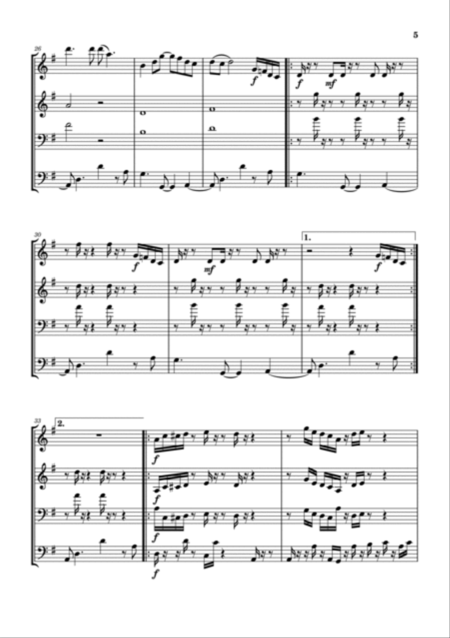 Thee Thee Thee Thee Trombone scores gallery preview page 6