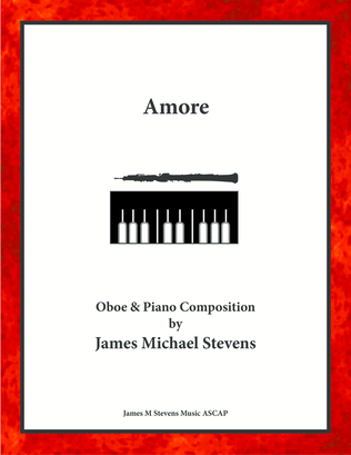 Book cover for Amore - Oboe & Piano