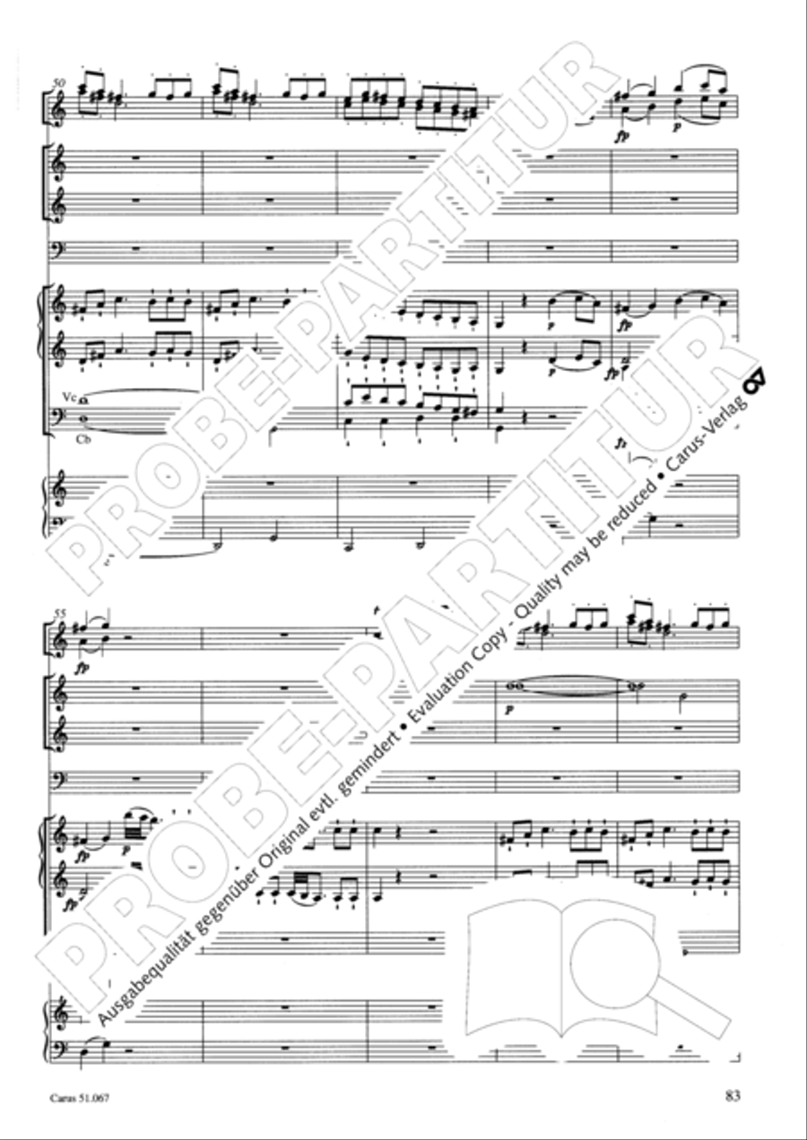Church Sonatas Collection / Songbook scores gallery preview page 84