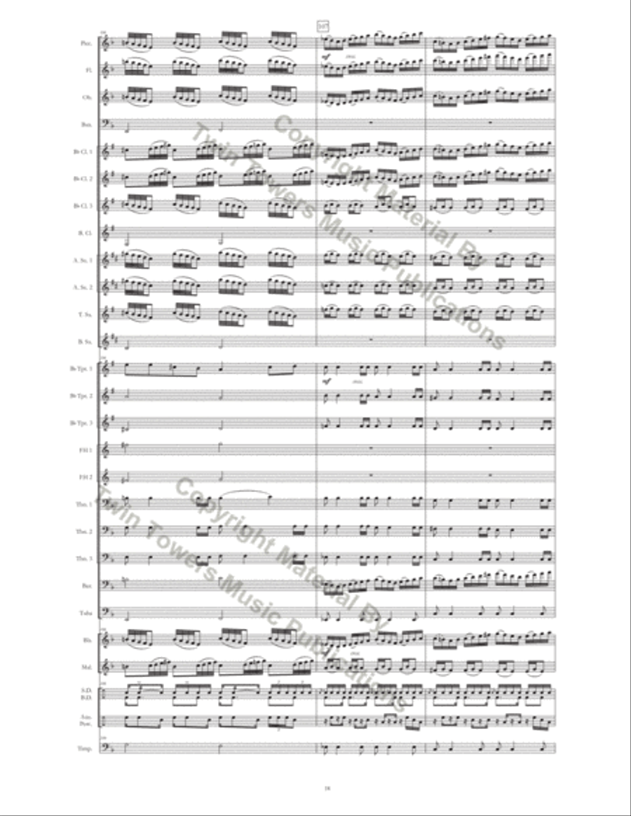 A Century of Opportunity Celebration Concert Band scores gallery preview page 20