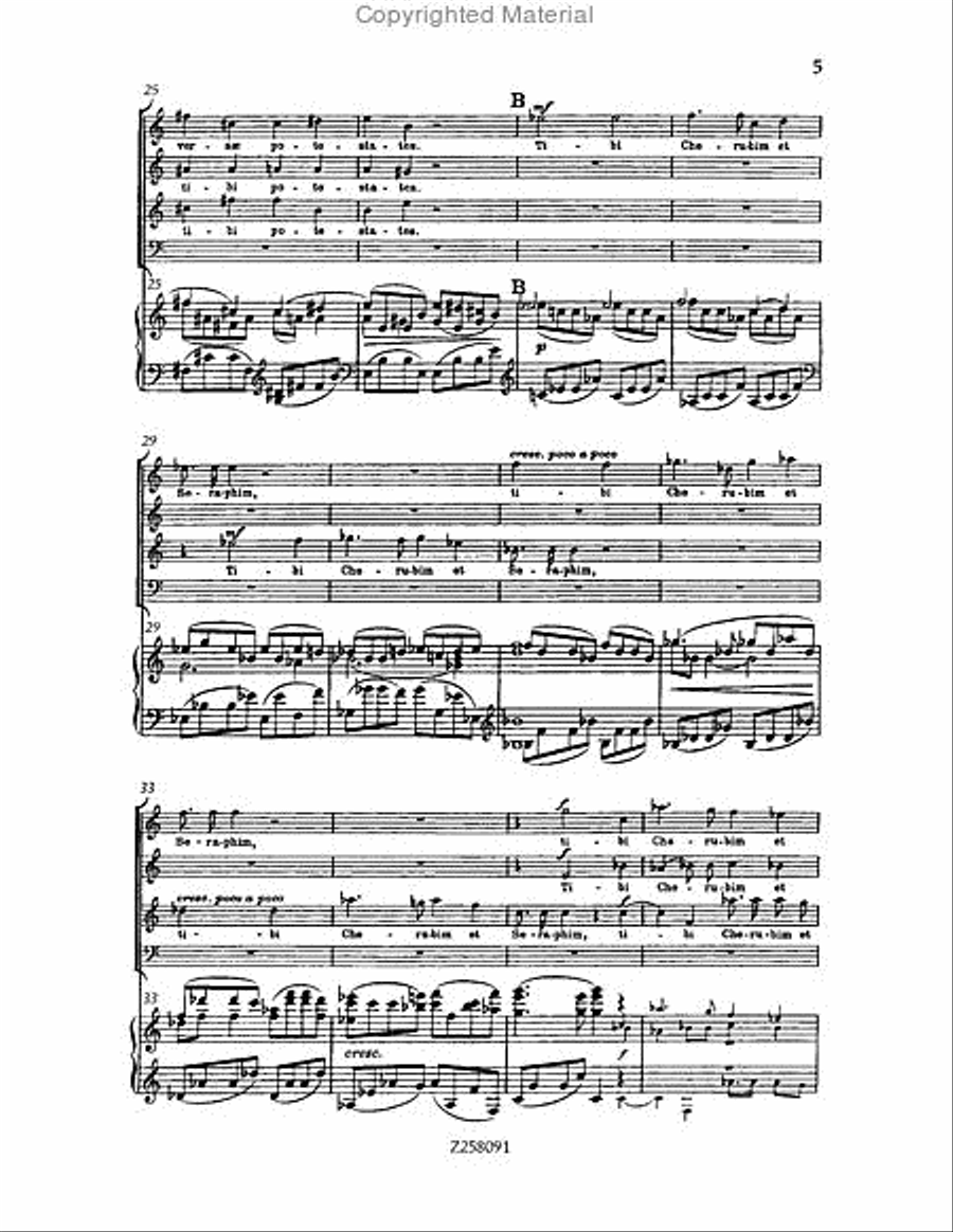 Te Deum, WAB 45 (1886 revision) Choir scores gallery preview page 5