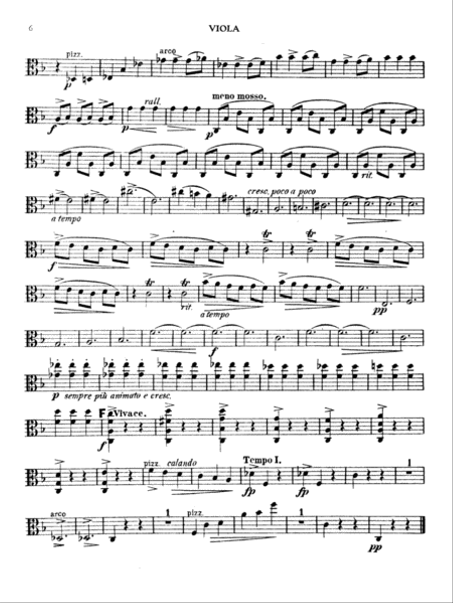 Borodin: String Quartet No. 2 in D Major String Quartet scores gallery preview page 6