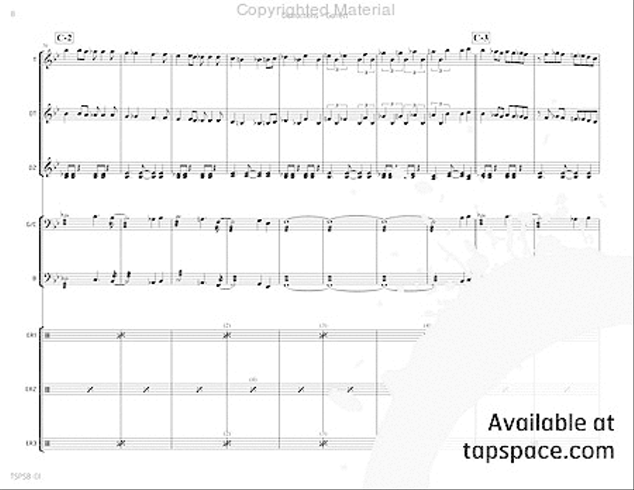 Distractions Steel Drum Band scores gallery preview page 11
