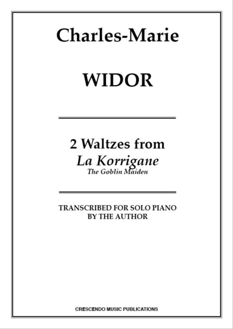 2 Waltzes from La Korrigane Piano Solo scores gallery preview page 1