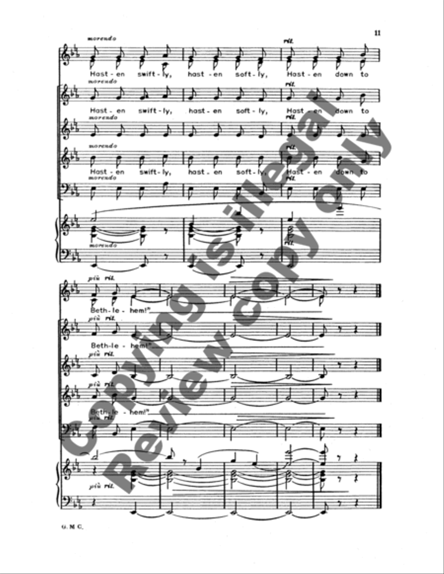 Hasten Swiftly, Hasten Softly SA scores gallery preview page 14