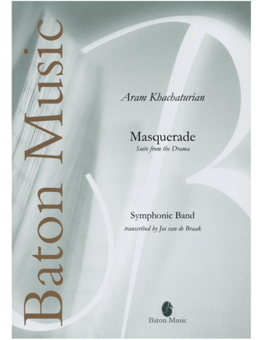 Masquerade Concert Band scores gallery preview page 1