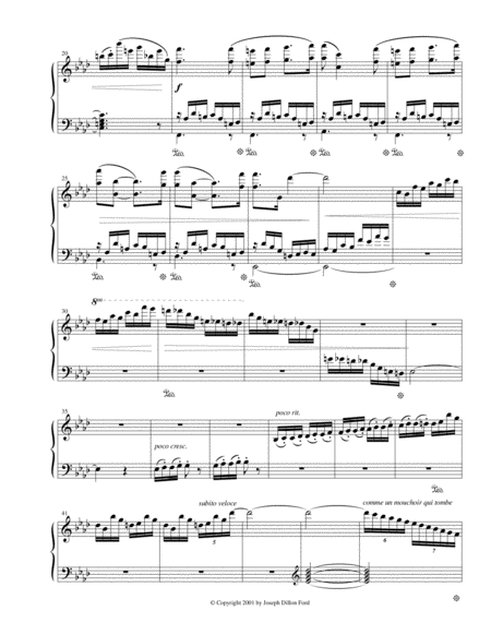 Coquetterie for piano solo image number null