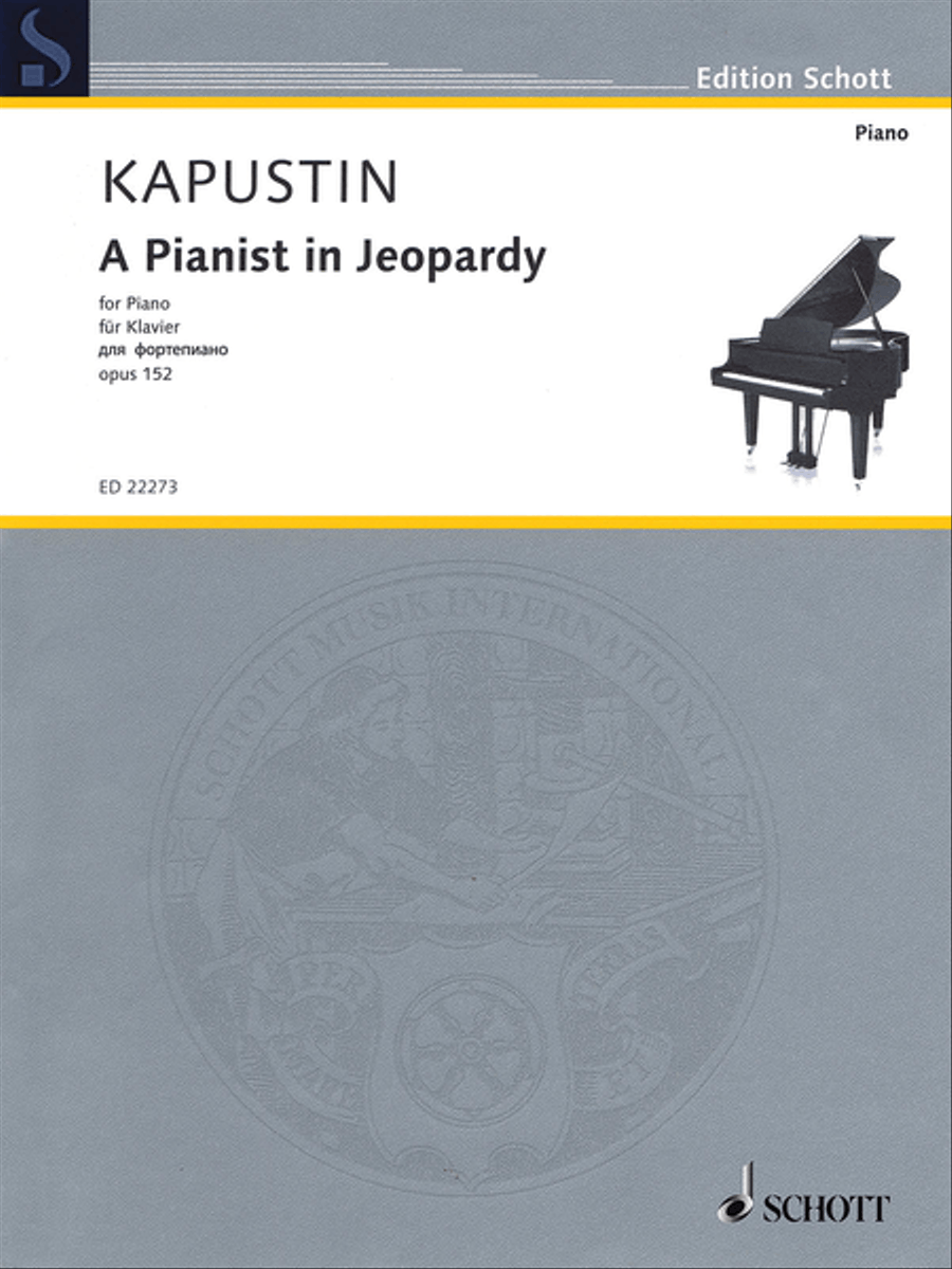 A Pianist in Jeopardy, Op. 152 Piano Solo scores gallery preview page 1