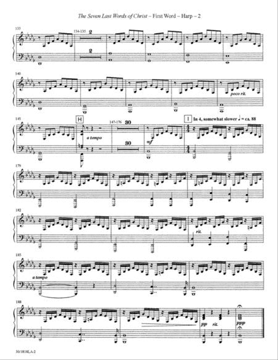 The Seven Last Words of Christ - Harp Choir scores gallery preview page 3