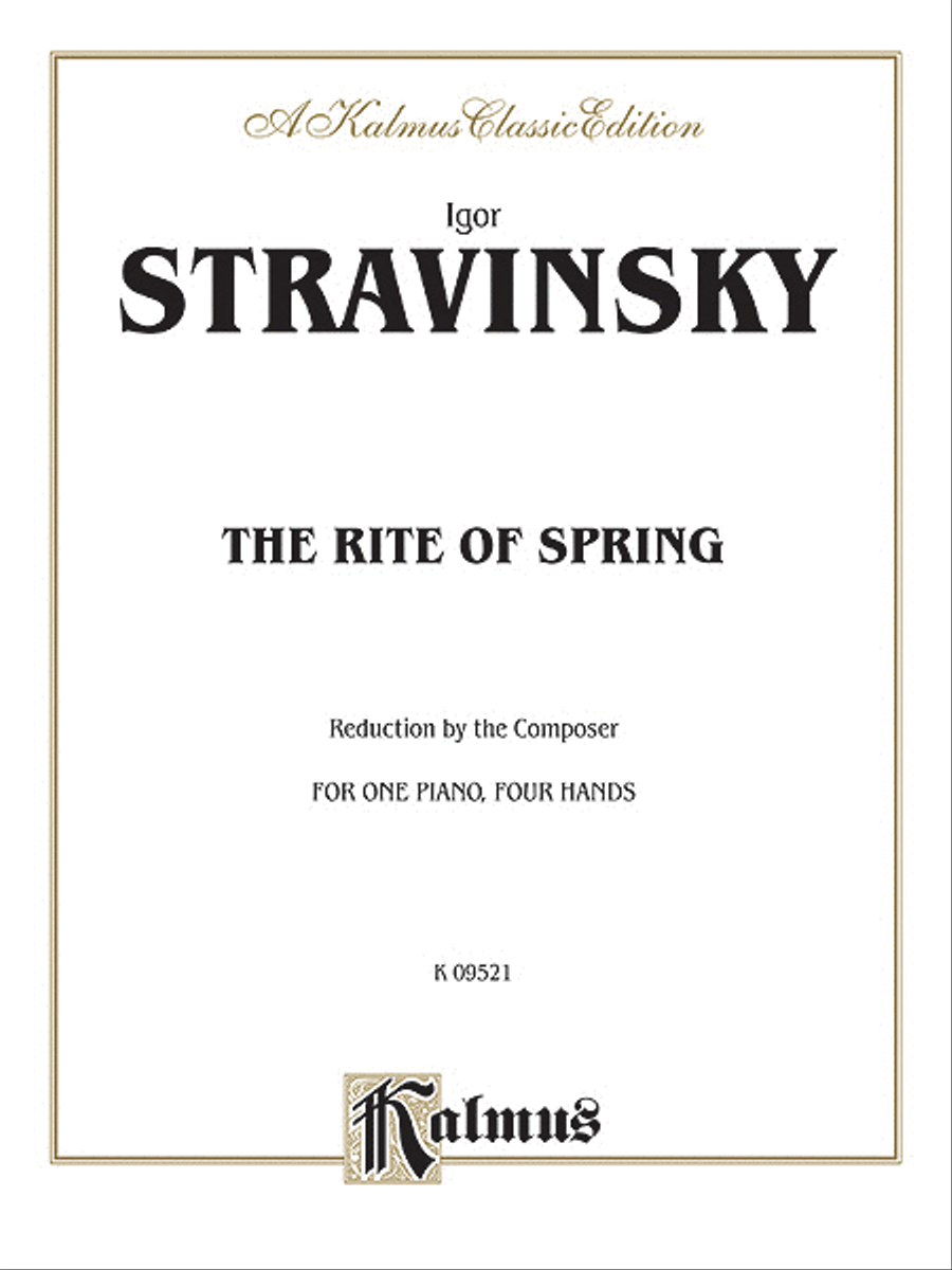 Rite of Spring Small Ensemble scores gallery preview page 1