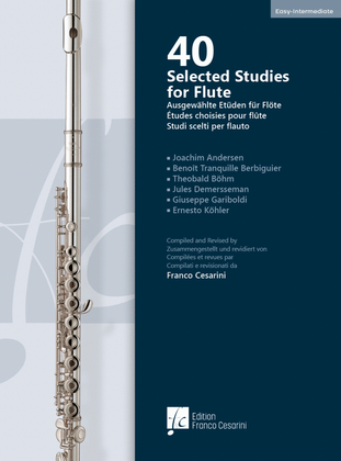 Book cover for 40 Selected Studies For Flute