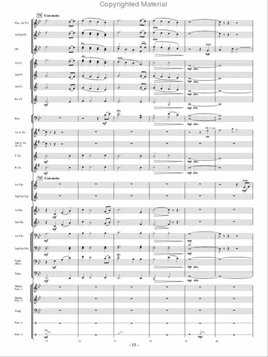 High Country Celebration High Country Celebration Concert Band scores gallery preview page 14
