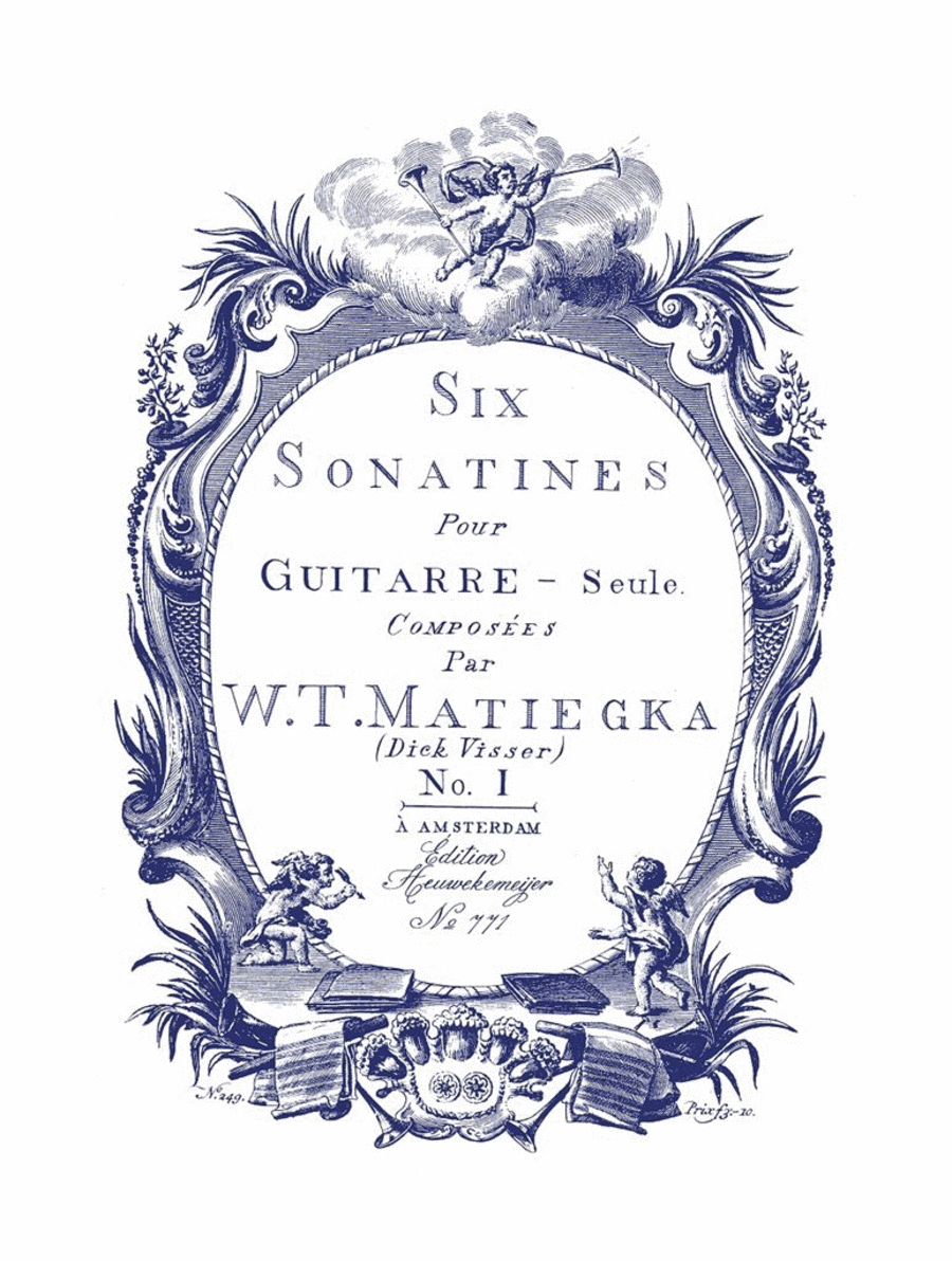 6 Sonatines 1 Classical Guitar scores gallery preview page 1