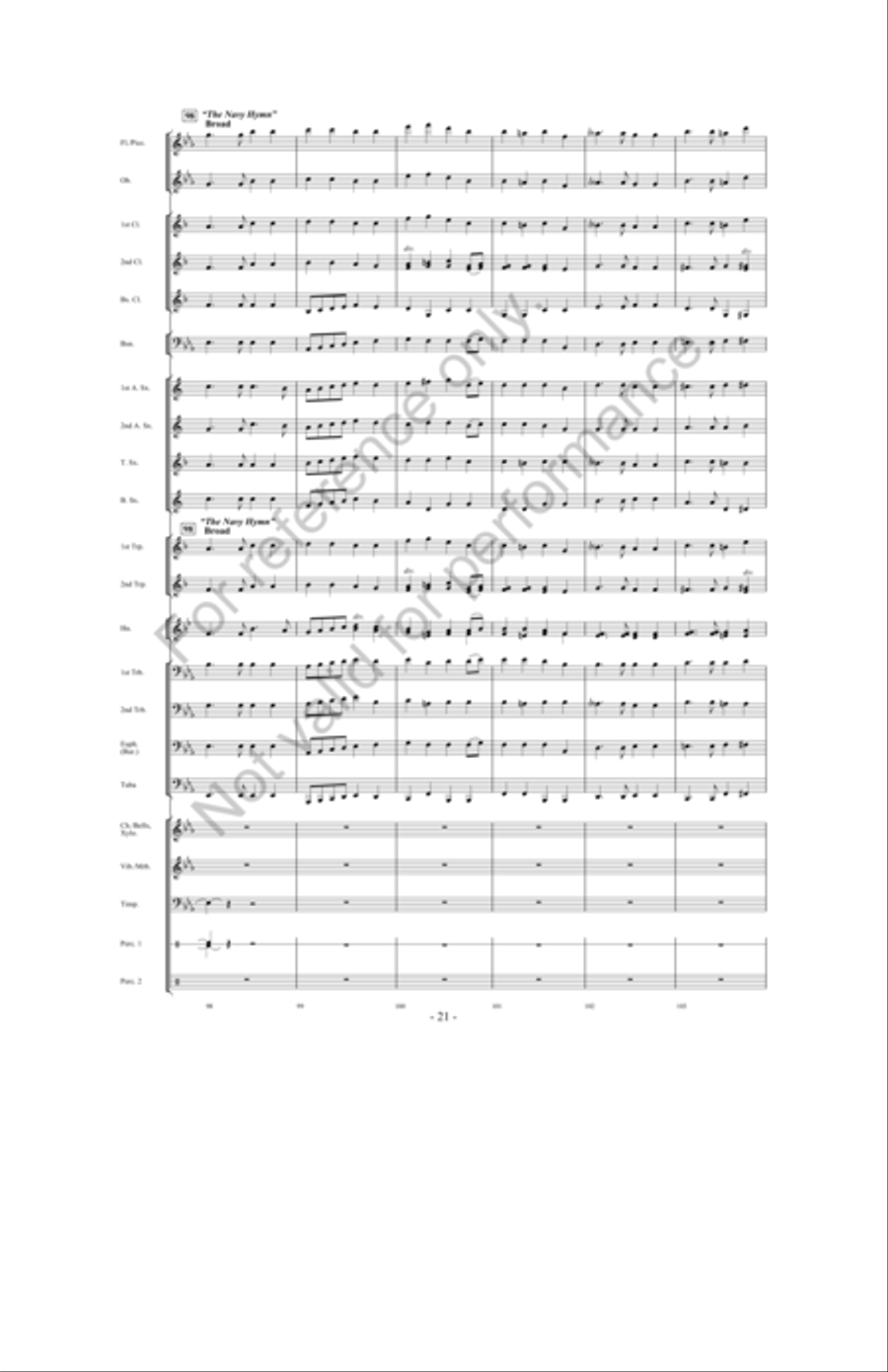 Ask Not Concert Band scores gallery preview page 20