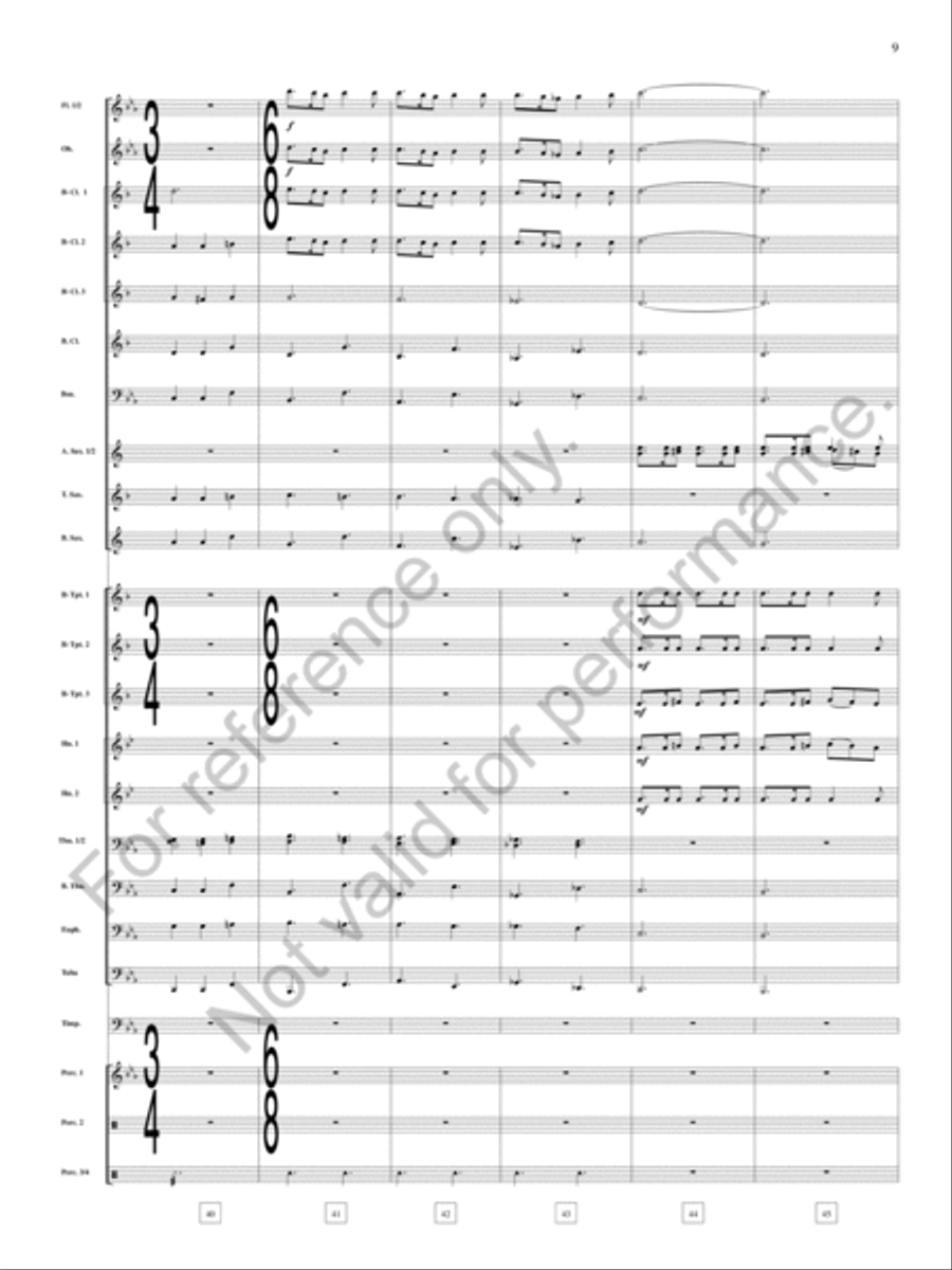 Table Rock Festival Table Rock Festival Concert Band scores gallery preview page 10
