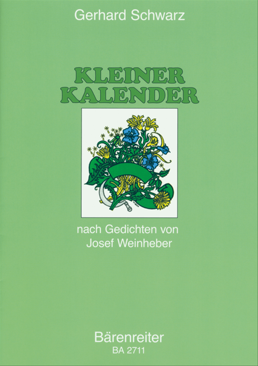 Kleiner Kalender (1938) 4-Part scores gallery preview page 1