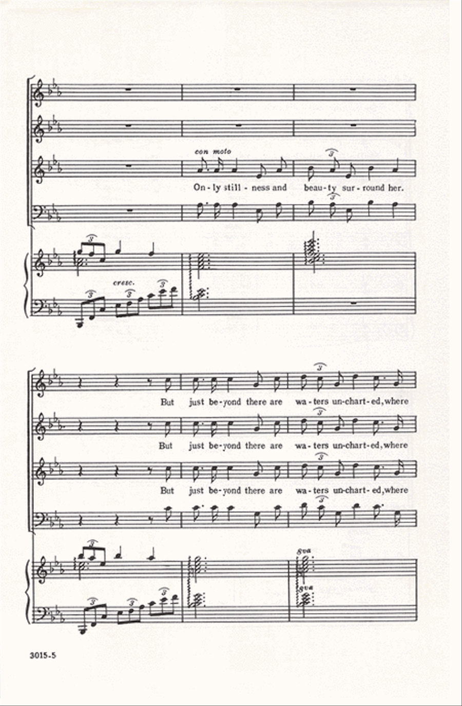The White Swan (Ein Schwan) Divisi scores gallery preview page 4