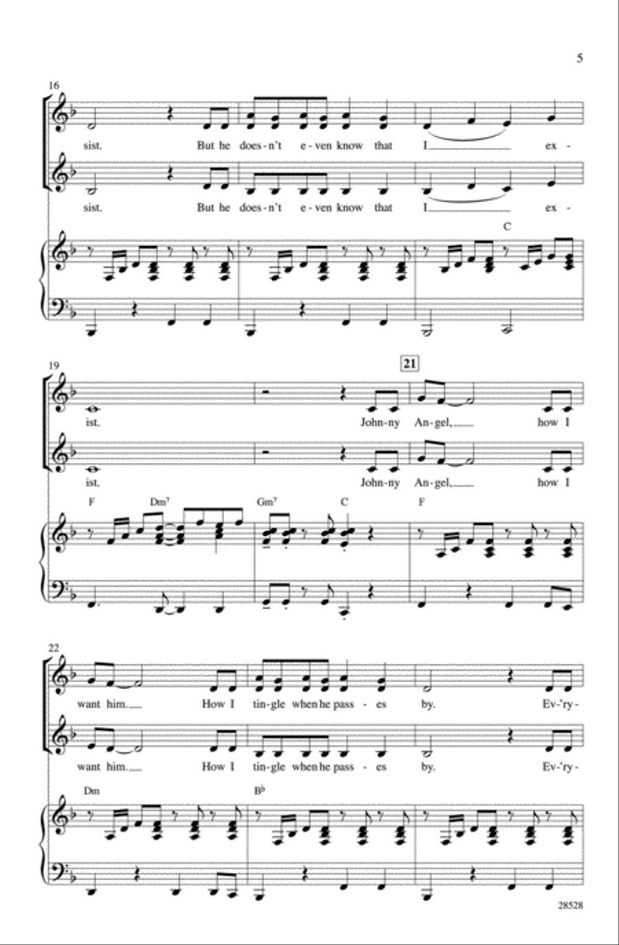 '60s Chicks (A Medley) Choir scores gallery preview page 4