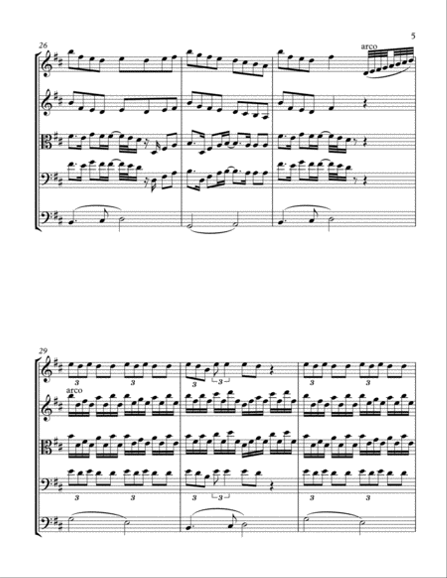 Young And Beautiful String Orchestra scores gallery preview page 5