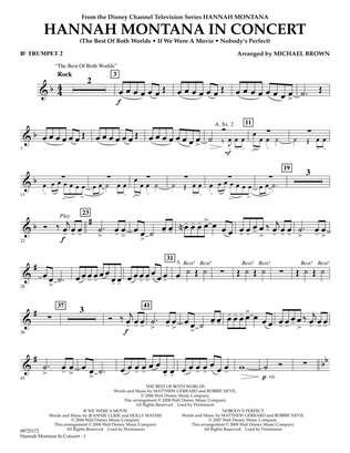Hannah Montana in Concert - Bb Trumpet 2