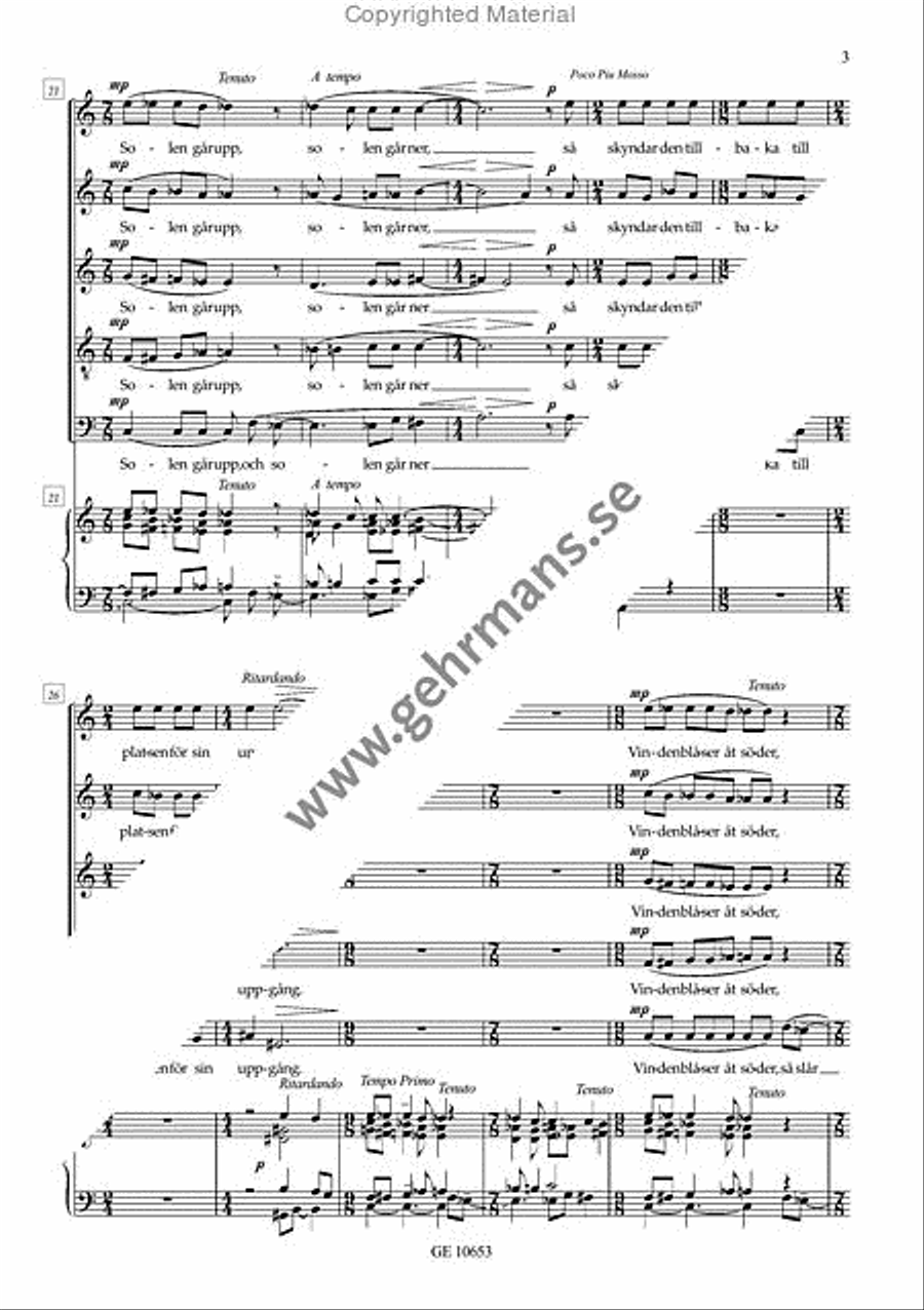 Predikaren Choir scores gallery preview page 4