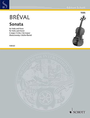 Book cover for Sonata No. 1 C Major