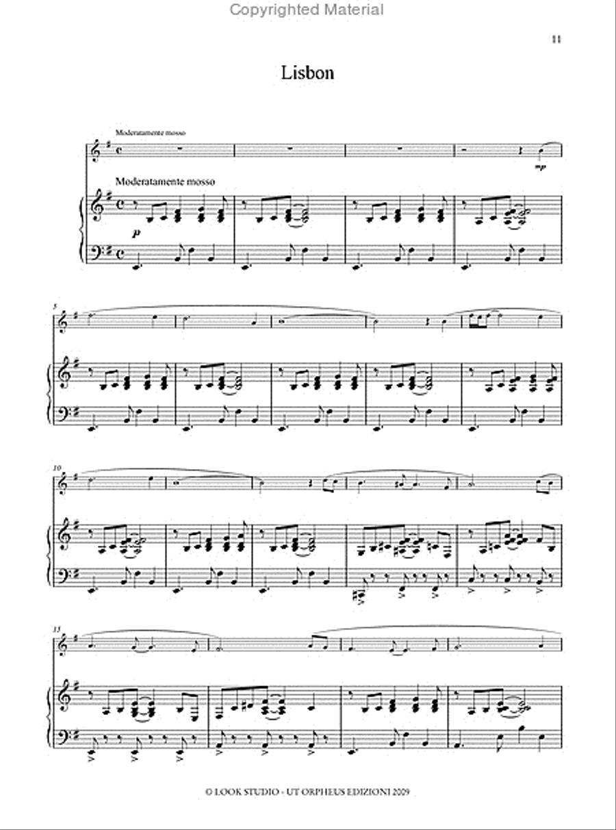 12 Jewish Songs for Violin and Piano (2006) Violin Solo scores gallery preview page 5