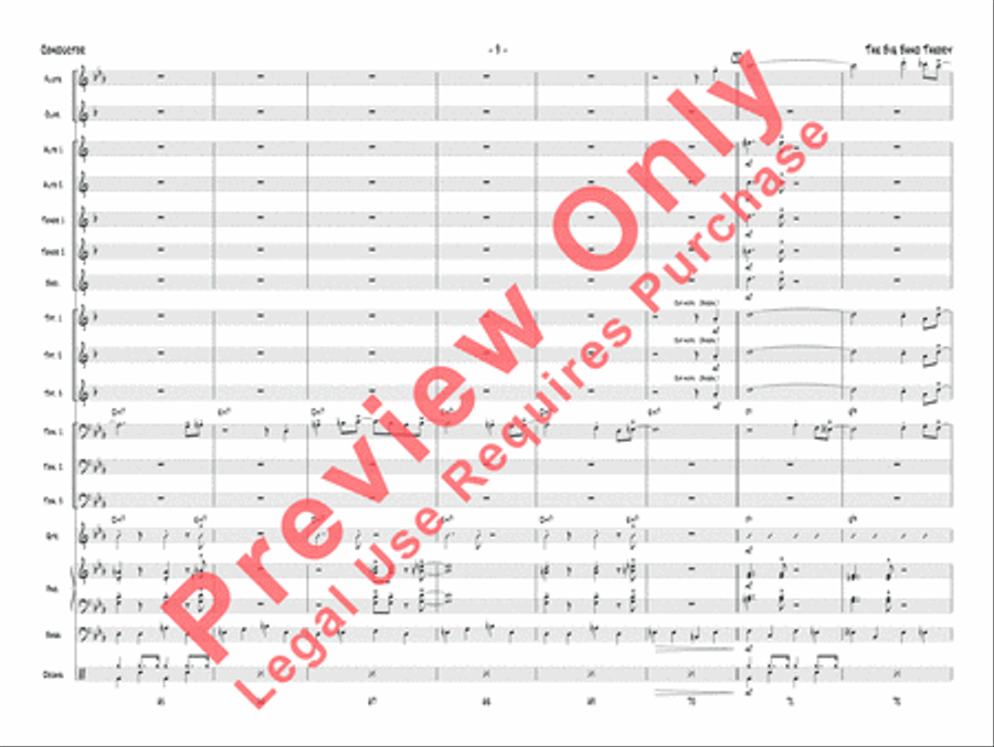 The Big Band Theory Jazz Ensemble scores gallery preview page 10