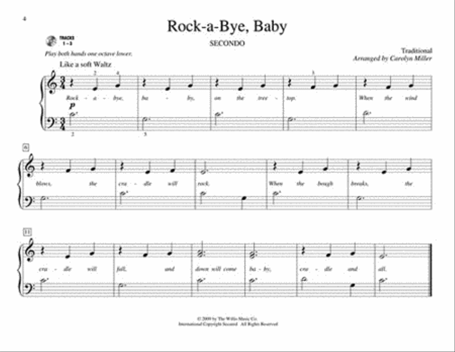 Teaching Little Fingers to Play Easy Duets Piano Method scores gallery preview page 3