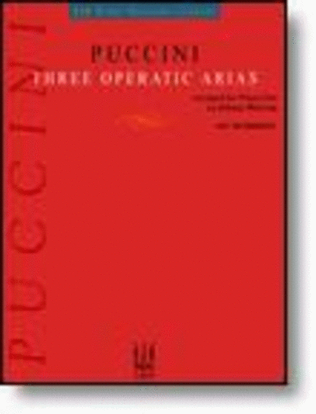 Book cover for Puccini -- Three Operatic Arias