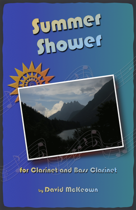 Book cover for Summer Shower for Clarinet and Bass Clarinet Duet