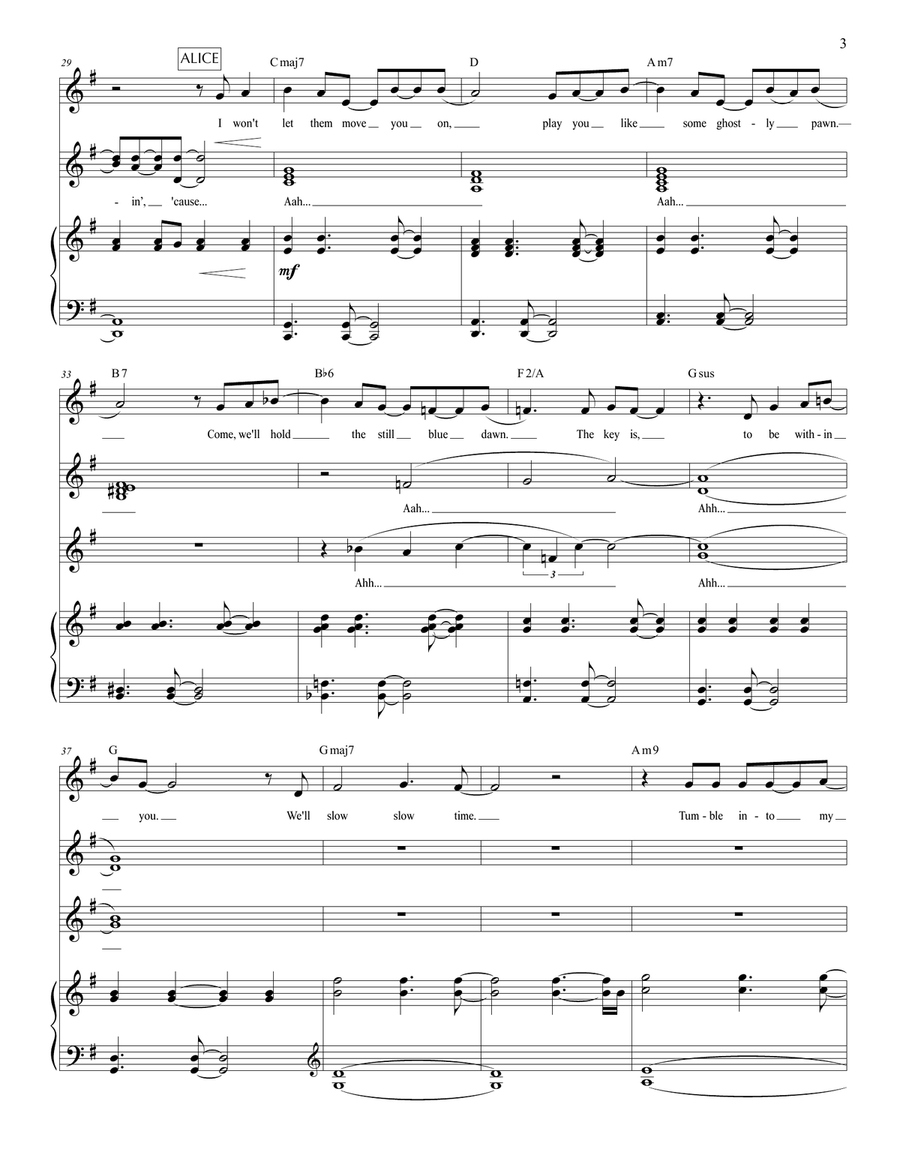The Key Is (from Alice By Heart) Voice scores gallery preview page 3