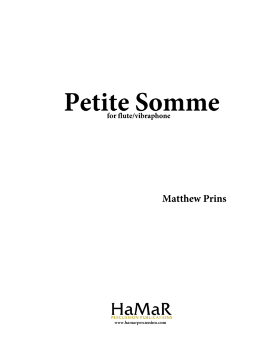 Petite Somme Flute scores gallery preview page 1