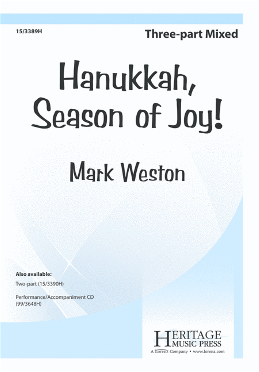 Hanukkah, Season of Joy! 3-Part scores gallery preview page 1