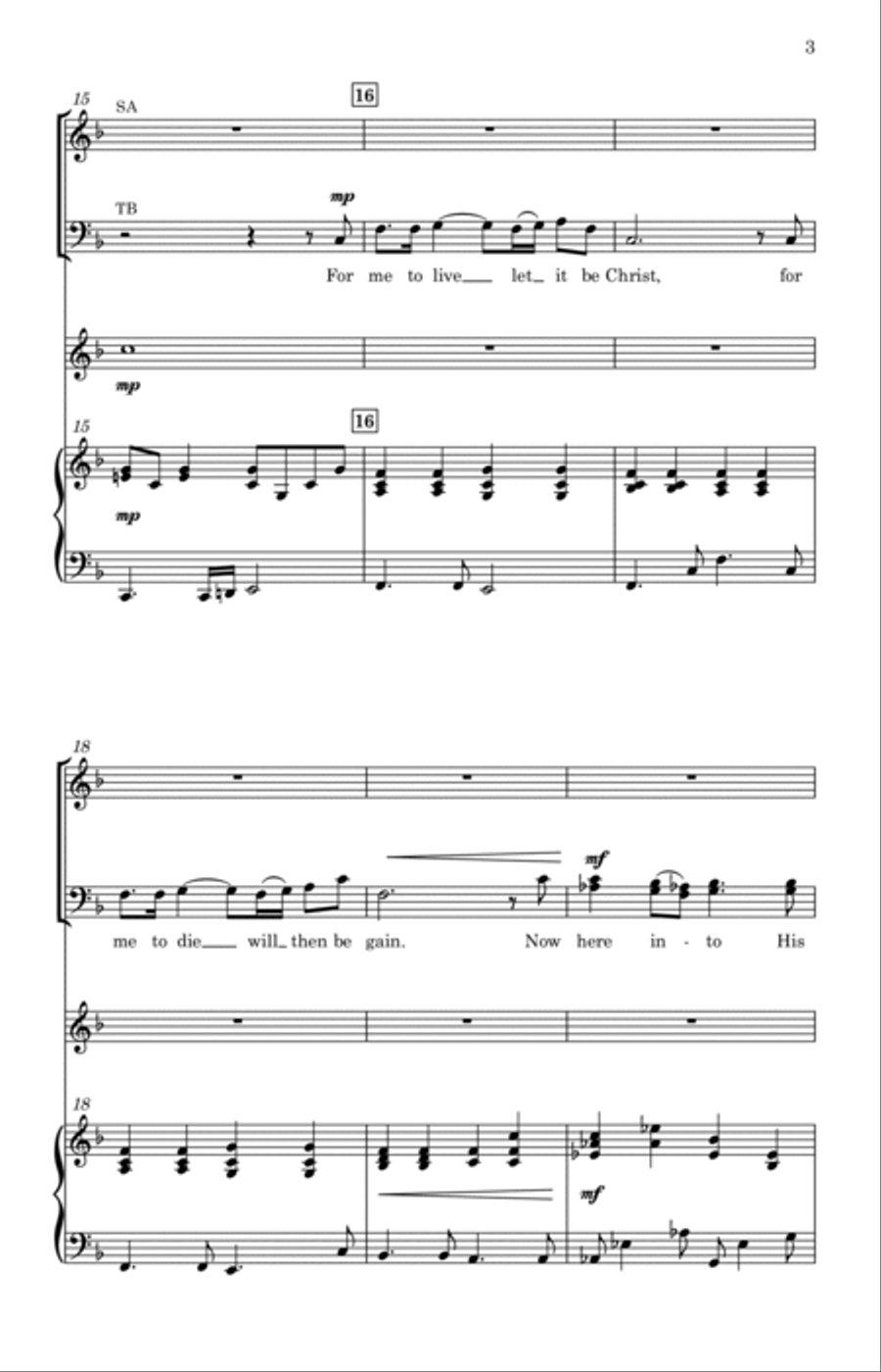 Let It Be Christ (SATB) 4-Part scores gallery preview page 3