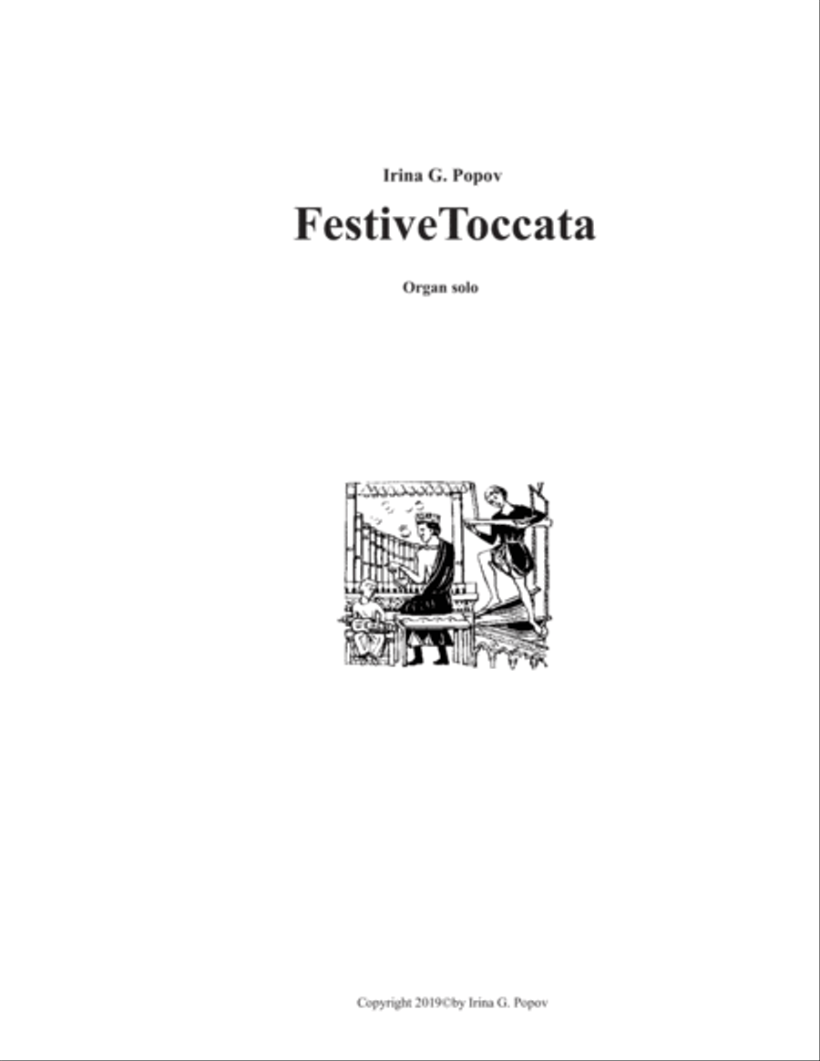 Festive Toccata Organ Solo scores gallery preview page 1