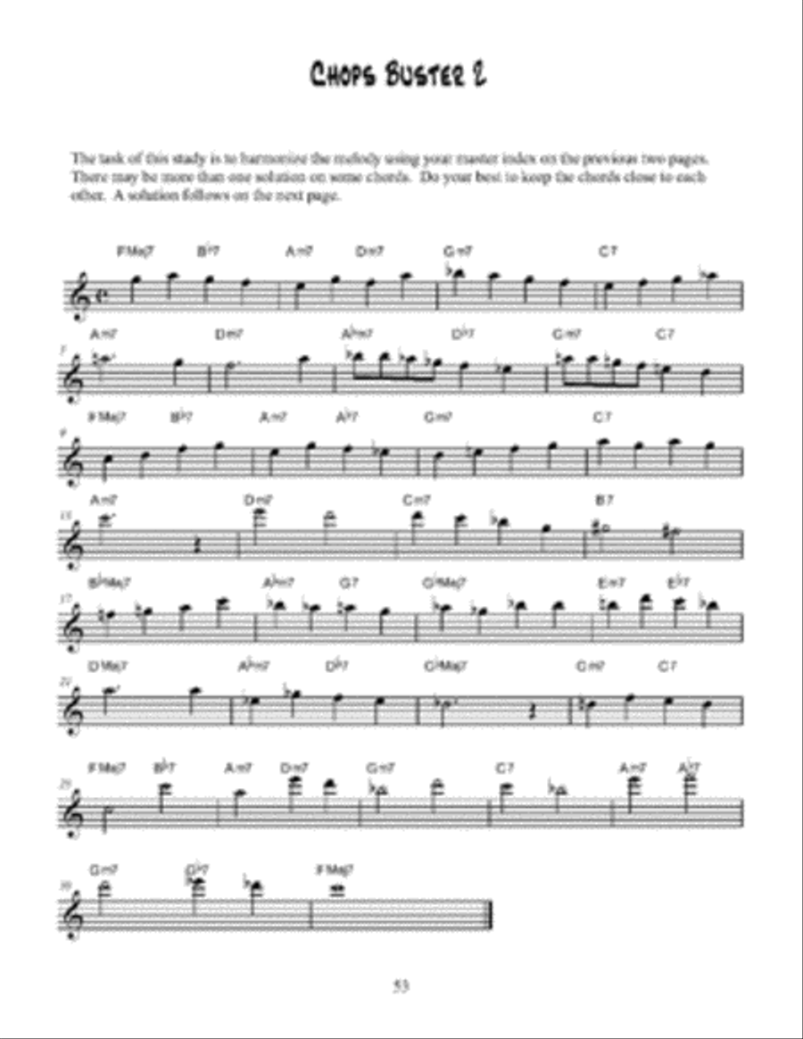 Fingerstyle Jazz Guitar Chord Soloing Electric Guitar scores gallery preview page 3