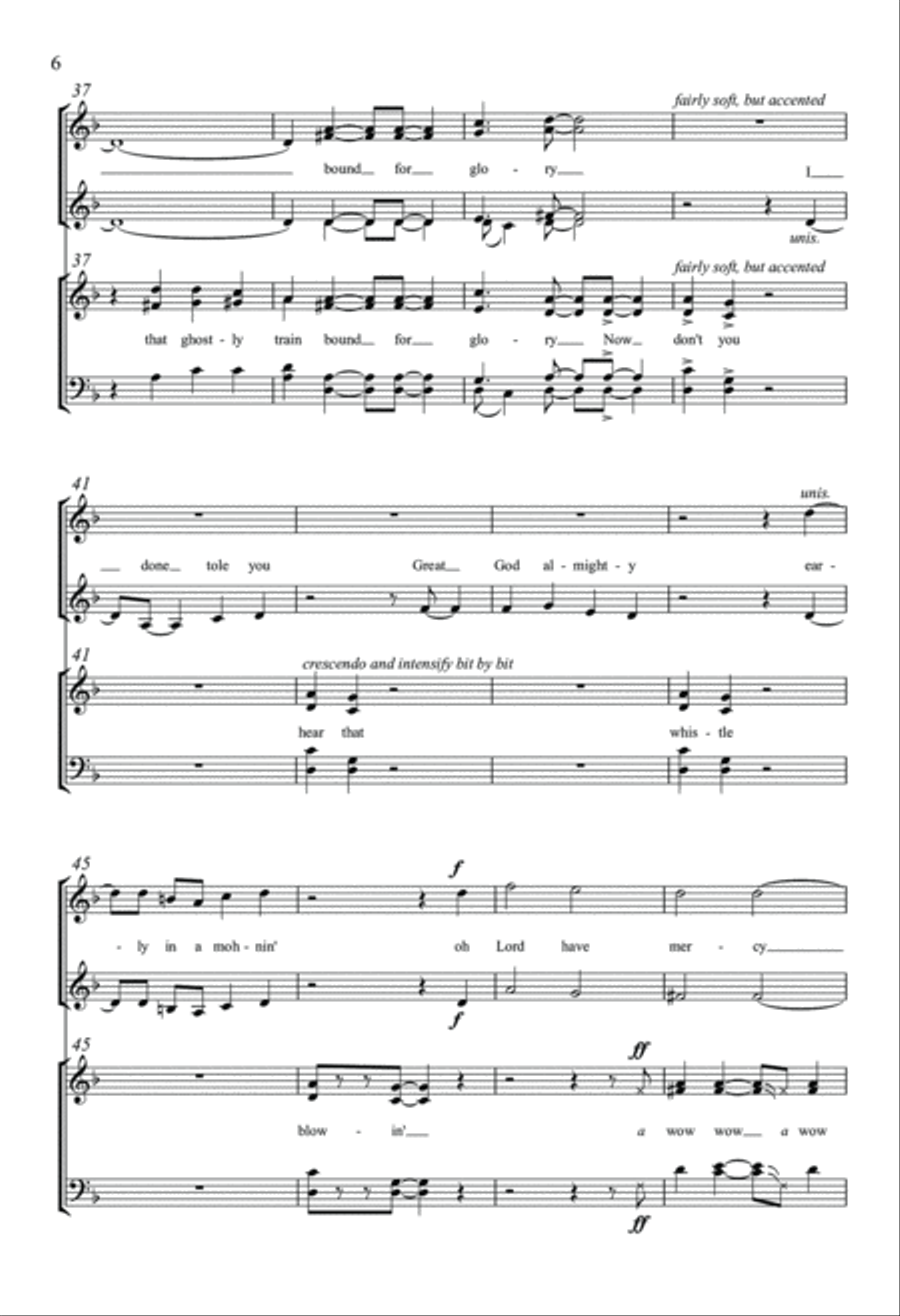 Heaven Bound Train 4-Part scores gallery preview page 6