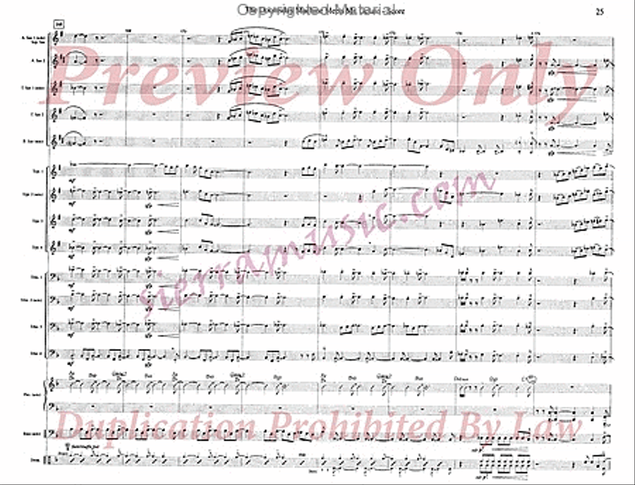 The Doomsday Machine Meets Mr. Gelato Jazz Ensemble scores gallery preview page 26