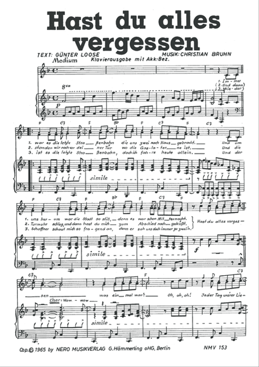 Hast du alles vergessen Voice scores gallery preview page 3