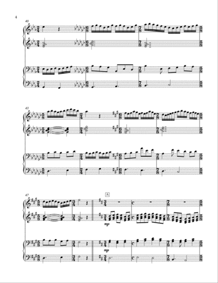 Fantasia on the Themes by M.K. Ciurlionis, Op. 11a (2013) Organ Solo scores gallery preview page 4