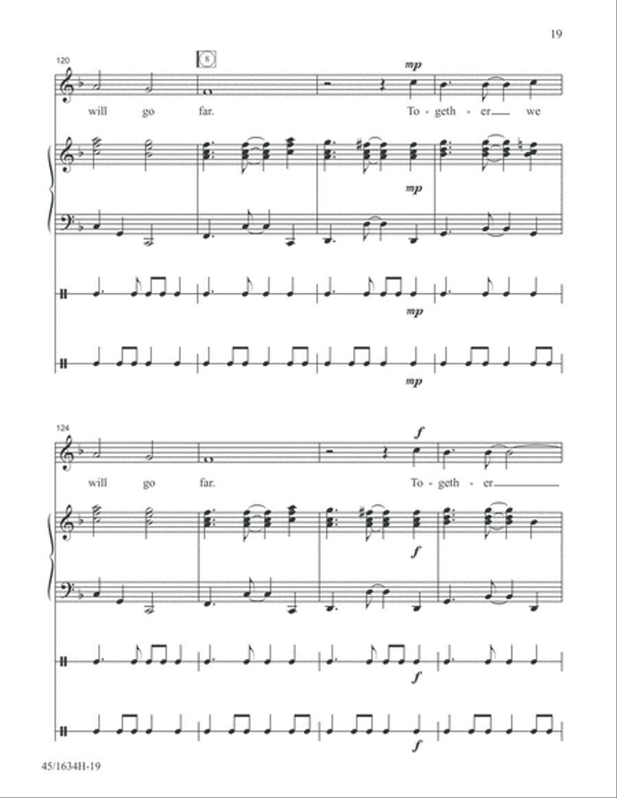 Together Unison Choir scores gallery preview page 19