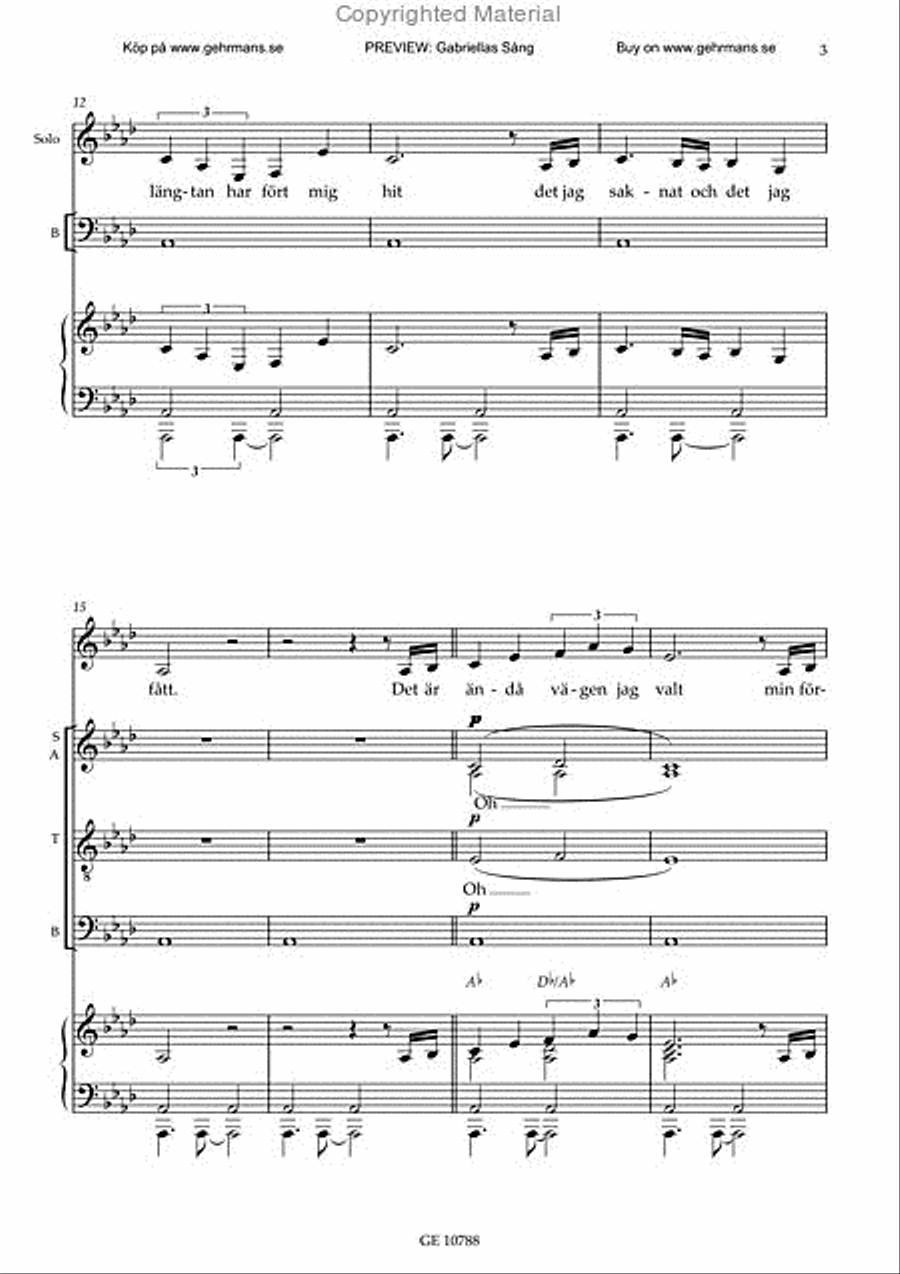 Gabriellas sang 4-Part scores gallery preview page 6