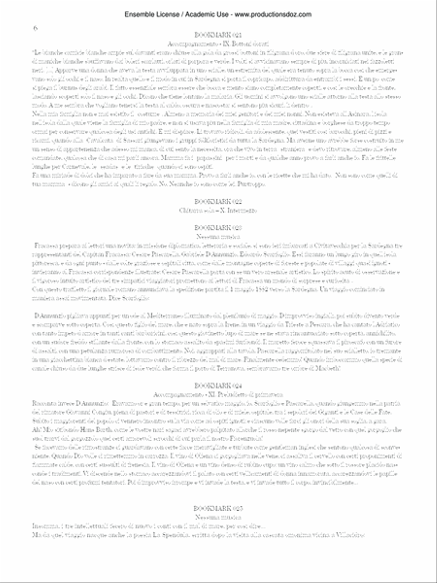 Acquerelli di Sardegna Classical Guitar scores gallery preview page 6