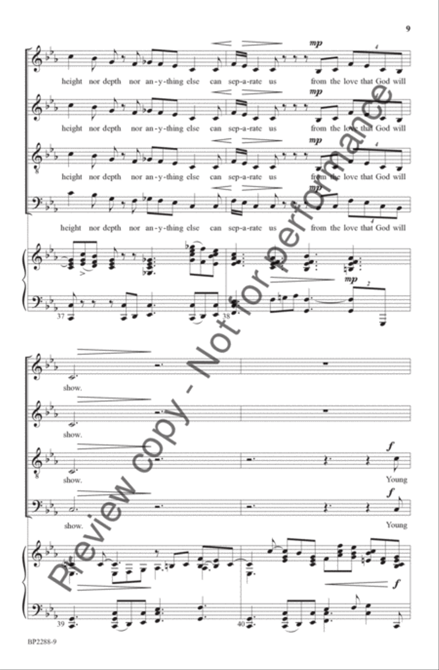 God Wouldn't Bring You This Far to Leave You 4-Part scores gallery preview page 10